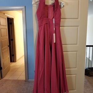 Junior bridesmaid dresses burgundy color